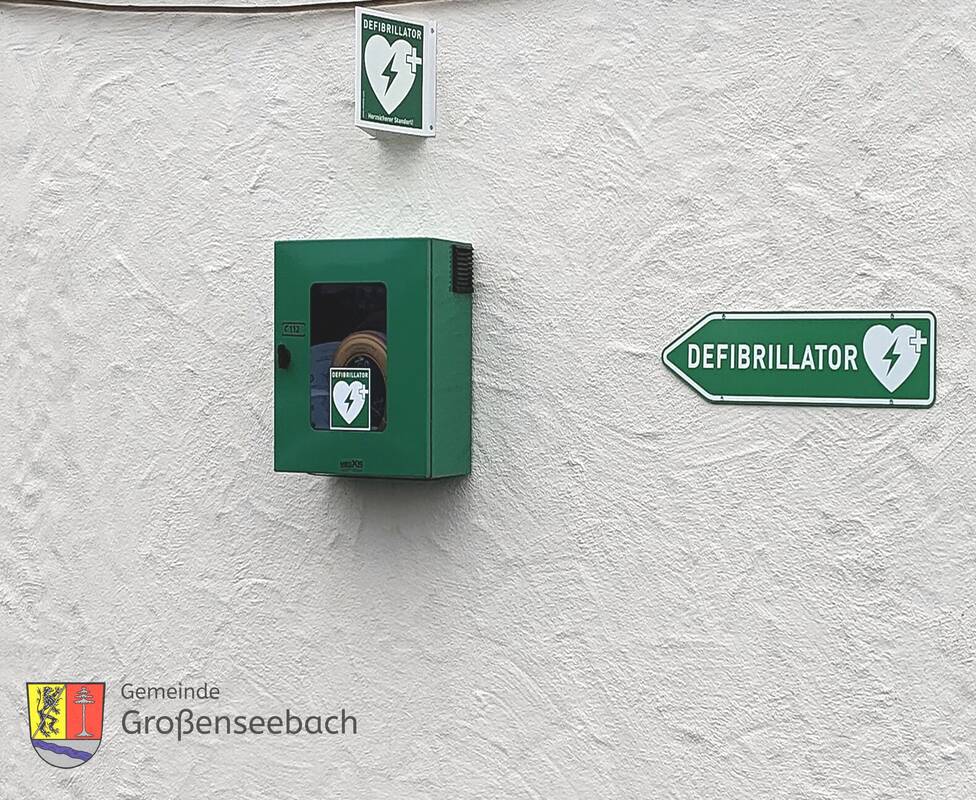 Defibrillator am FSV in Großenseebach