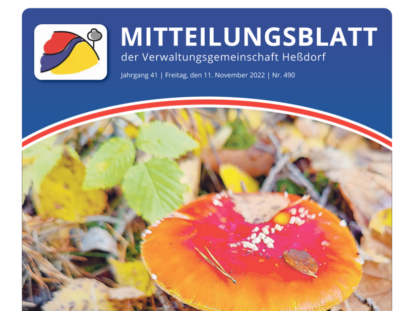 Mitteilungsblatt November 2022 (Cover)