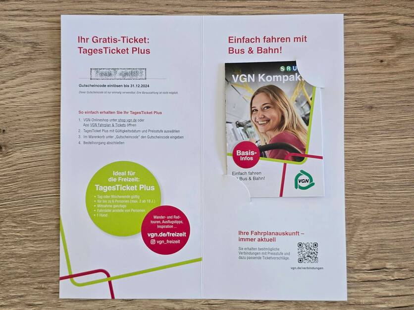 Willkommenskampagne des VGN - Gratisticket für Neubürger