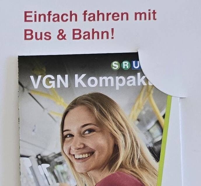 Willkommenskampagne des VGN - Gratisticket für Neubürger