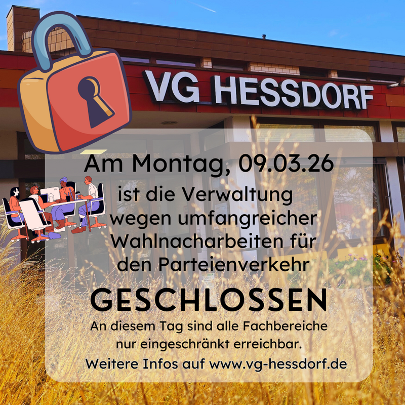 20250309 Verwaltung geschlossen Wahlnacharbeiten-800x800